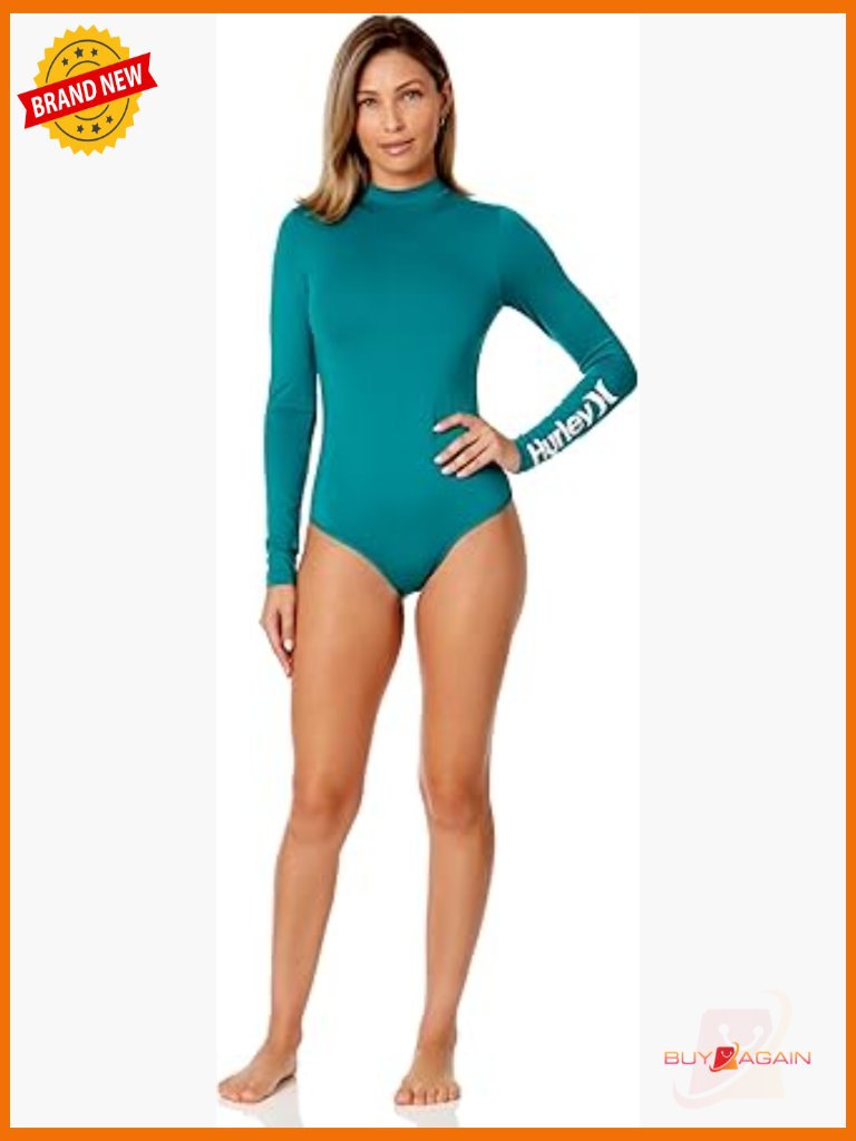 Women's Long Sleeve One Piece Surf Swimsuit Upf 50